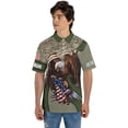 thumbnail image 5 of Veteran Polo Shirt for Men Custom US Army Polo Shirts Military Veterans Pride American Flag Gifts Memorial Day Army Shirts (4XL), 5 of 8