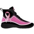 thumbnail image 4 of Aidianart Womens Breast Cancer Awareness High Top Sneakers High Top Shoes Size 7, 4 of 5