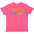 thumbnail image 3 of Inktastic Climbing Is My Life Youth T-Shirt, 3 of 5