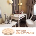 thumbnail image 2 of SHISUYAN Wooden Bead Tray for Jewelry Making with Groove for Home Use Khaki Color 7.8 Inches, 2 of 9