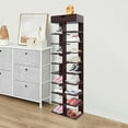 thumbnail image 3 of 10 Tier Vertical Shoe Rack, Free Standing Shoe Storage Rack, Modern Shoe Rack, 3 of 16