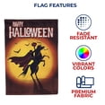 thumbnail image 5 of America Forever Headless Horseman Halloween House Flag Double Sided 28 x 40 inches Happy Halloween Jack O'lantern, Bats, Pumpkin Head Garden Decoration for Outdoors, Yard, Porch Garden, Fall Season, 5 of 5