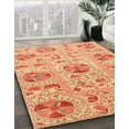 thumbnail image 2 of Ahgly Company Indoor Rectangle Abstract Orange Red Abstract Area Rugs, 5' x 7', 2 of 6