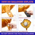 thumbnail image 4 of Globos de fiesta HEPAPATE Baseball para 10º cumpleaños, color azul marino, 4 of 6