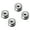 silver, variant on Motorbike Rear Luggage Trunk Case Tail Top Box Bracket Base Plate Spacers Bushing Pad Buckle