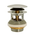 thumbnail image 2 of Westbrass D98R-05 Integrated Overflow Round Tip Toe Bath Drain - Polished Nickel, 2 of 4