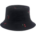 thumbnail image 4 of XYIYI Lindo sombrero de cubo para playa, sombreros de pescador para mujer, reversible de doble cara, 4 of 5
