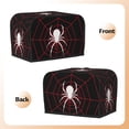 thumbnail image 3 of Honeii Spider On The Web Print 2 slice Toaster Cover, Two Slice Toaster Dust-proof Cover For Kitchen Small Appliance and Fingerprint Protection, 3 of 7