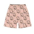 thumbnail image 4 of Kids Girls Fashion Cute Print Loose Short Sleeve Top Shorts Set Homewear Set, 4 of 8