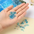 thumbnail image 7 of 1box Light Sky Blue Series Jewelry Making Kits 1640pcs Bicone & Rondelle & Oval & Round Glass/Acrylic Beads 20pcs Heart Transparent Glass Pendants Mixed color Beads: 1640pcs/box, 7 of 7