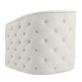 thumbnail image 5 of !nspire Contemporary Velvet Accent Chair - Ivory, 5 of 8