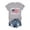 Light Gray, variant on Women's Short Sleeve Round Neck T-Shirt with "HAPPY 250TH BIRTHDAY, U.S.A. JULY 4. 1776 - JULY 4. 2026" Print, Casual Independence Day Top Beige L