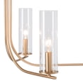 thumbnail image 5 of LNC 6-Light Modern Glam Glass Chandelier for Kitchen Island, Gold, 5 of 13
