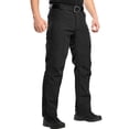 thumbnail image 7 of Domuza Men's Winter Hiking Pants Fleece Lined Cargo Work Softshell Snow Ski Waterproof Pants with Pockets Black S, 7 of 7