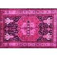 thumbnail image 1 of Ahgly Company Indoor Rectangle Abstract Pink Contemporary Area Rugs, 2' x 5', 1 of 4