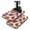 White-241, variant on Watermelon Dish Drying Mat, Tropical Summer Fruit Pattern Cute Aesthetic Kitchen Mat