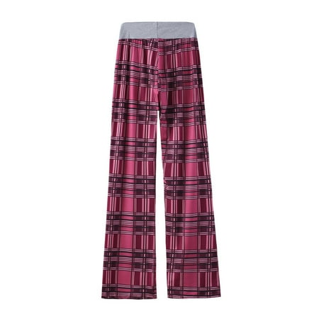 

Dadaria Wide Leg Pants for Women Summer Capri Comfy Stretch Floral Print Drawstring Wide Leg Lounge Pants Spring Pink XXXXXL Female