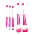 thumbnail image 3 of Pinceles para sombras de ojos jinwen 5 piezas con cuentas fibra sintética suave, 3 of 8