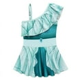 thumbnail image 2 of Girls Princess One Piece Bathing Suit, Adjustable One-Shoulder Sling Swimsuits, 2 of 5