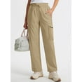 thumbnail image 3 of Rosvigor Womens Hiking Cargo Pants Lightweight Cargo Quick Dry Nylon Pants Travel Trousers With Pockets, 3 of 8