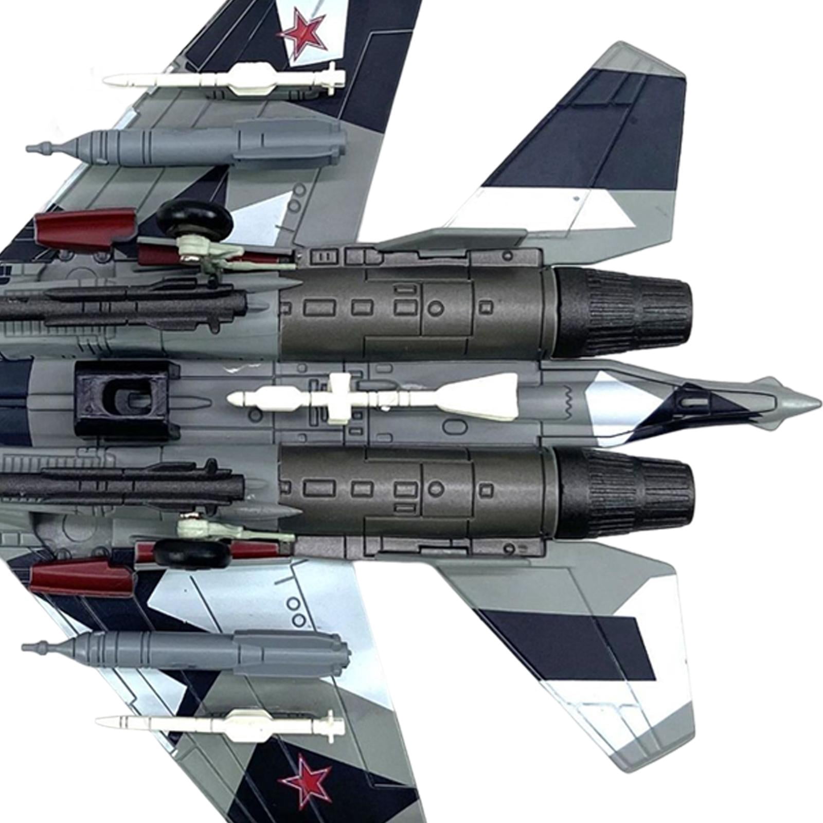 amagogo 1/100 Russian SU35 Fighter Alloy Diecast Plane Kids toys Model Kids Toys Fighter