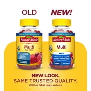Nature Made Multivitamin For Men Gummies, Mens Multivitamin for Nutritional Support, 70 Ct