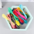 thumbnail image 3 of CIMAXIC 20pcs DIY Braided Ropes PVC Colorful Braided String Plastic Multipurpose Braided Wire,196.85"X0.1"X0.04", 3 of 5