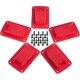 thumbnail image 1 of 5-Pack Tool Stand Holder for Milwaukee M18, Dewalt 20V & 12V Drills with Hook, Red, 1 of 4
