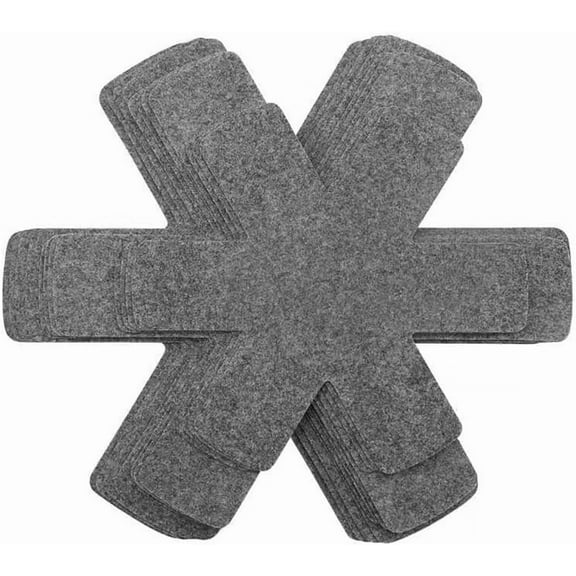 Olurrisa Pot and Pan Protectors, Set of 12 and 3 Size, Pan Protectors for Stacking