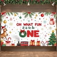 thumbnail image 3 of Festive Santa Banner Christmas Train Decoration Holiday Prop for Kids Party Celebration Winter Theme, 3 of 9