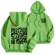 thumbnail image 2 of WILLBEST Sudaderas para Hombre y Mujer, Suéter con Capucha y Bolsillo De Manga Larga con Estampado De Coco Qr Divertido De Color Sólido para San Valentín, Otoño e Invierno Grande, 2 of 6