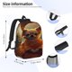 thumbnail image 5 of Easygdp Maple Leaf Meditating Chihuahua Mochila Ligera de 15 Pulgadas para Estudiantes, Mochila Cómoda para la Escuela y Viajes, Correas Ajustables, 5 of 6