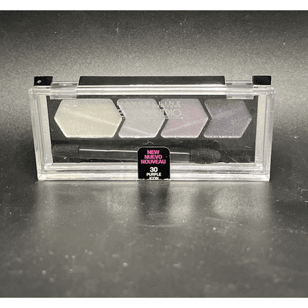 Maybelline EyeStudio Color Plush Silk Eye Shadow Quad Palette, Purple Icon