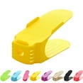 thumbnail image 2 of Injueey Estante para zapatos para el hogar, soporte para colgar zapatos de doble capa ajustable de plástico sólido, ahorra Almacenamiento y organización del hogar rojo Injueey JJ9551-08, 2 of 6