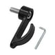thumbnail image 1 of Gancho genérico para manillar de motocicleta, accesorio de aleación de aluminio con tornillo M6 Negro, 1 of 9