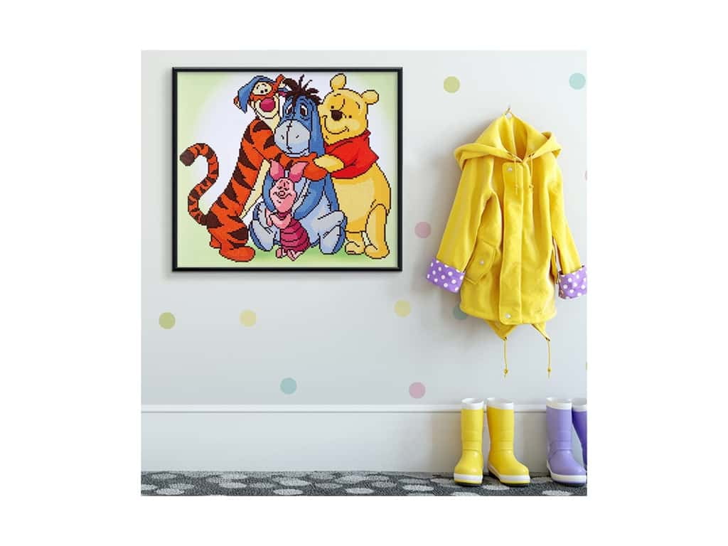 Diamond Painting Kit Advanced Pooh Friends