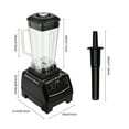 thumbnail image 2 of 3HP 2L Heavy Duty Commercial Blender Mixer Juicer Professional Power Blender for Families, Restaurants, 2 of 20
