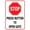Warning Sign 3, variant on Stop Press Button to Open Gate Sign - 8"x12" Vintage Metal Warning Sign, Gate Access Decor for Home Farm Bar Coffee Shop Club Outdoor