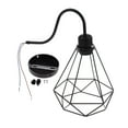 thumbnail image 1 of Iluminación de lámpara para luces colgantes Portalámparas vintage candeliere industrial Accesorio de tejado Lámpara Pantalla Alambre Colco Jaula de la lámpara de pared, 1 of 8