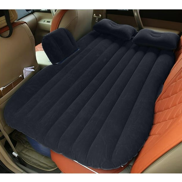 Matelas de voyage gonflable pour enfants avec pompe, lit de voiture,  coussin de lit, siège arrière