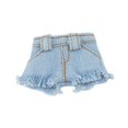 thumbnail image 4 of Pantalones cortos de verano a escala 1:12, resistentes al desgaste, elegantes, accesorios, pantalones cortos vaqueros para muñecas. azul claro, 4 of 9