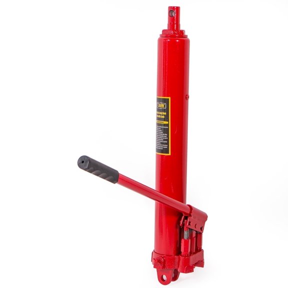 Stark USA 8 Ton Hydraulic Long Ram Jack Double Piston Clevis Base - 17,600 Lb Capacity