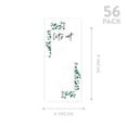 thumbnail image 5 of Koyal Wholesale Silver Dollar Eucalyptus Printable Wedding Paper Menu Cards for DIY Printer, Pack of 52, 5 of 5