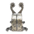 thumbnail image 2 of AJ Tack Men's Sweet Iron Western Engraved Spurs, 2 of 4