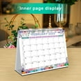 thumbnail image 4 of 2024-2025 Desk Calendar - Standing Flip 12 Months Calendar From Junuary 2025 - July 2026, Desk Calendar With To-Do List,Pink-Floral, Large Desk Calendar Clearance, 4 of 4