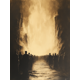 thumbnail image 1 of Qisvanset Framed Canvas Wall Art, 12x16 Inch Fiery Furnace Daniel Modern Bible Sketch Art, 1 of 5