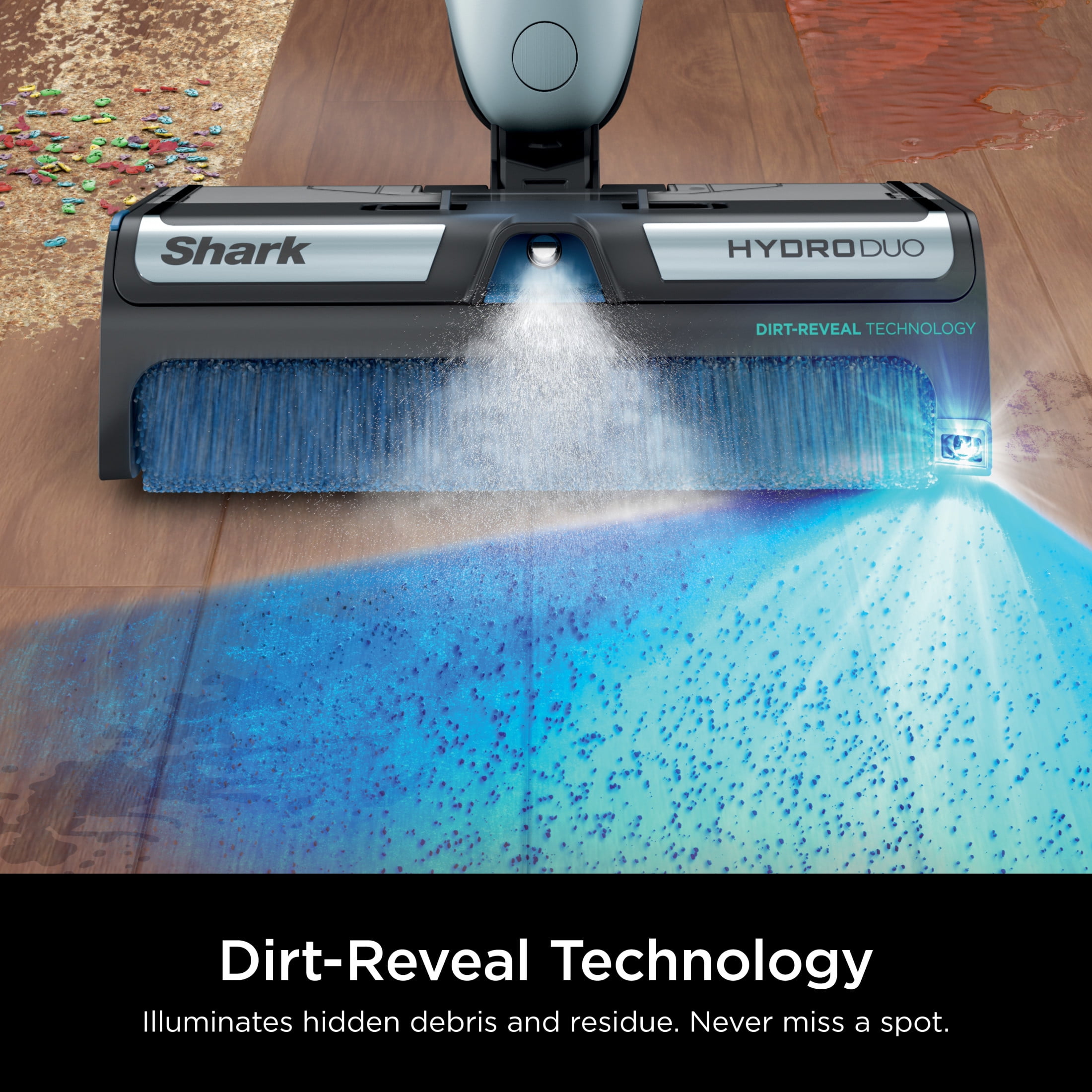 Shark HydroDuo Cordless Hard Floor Cleaning System with Dirt-Reveal Technology for Wet & Dry Pickup, WW200