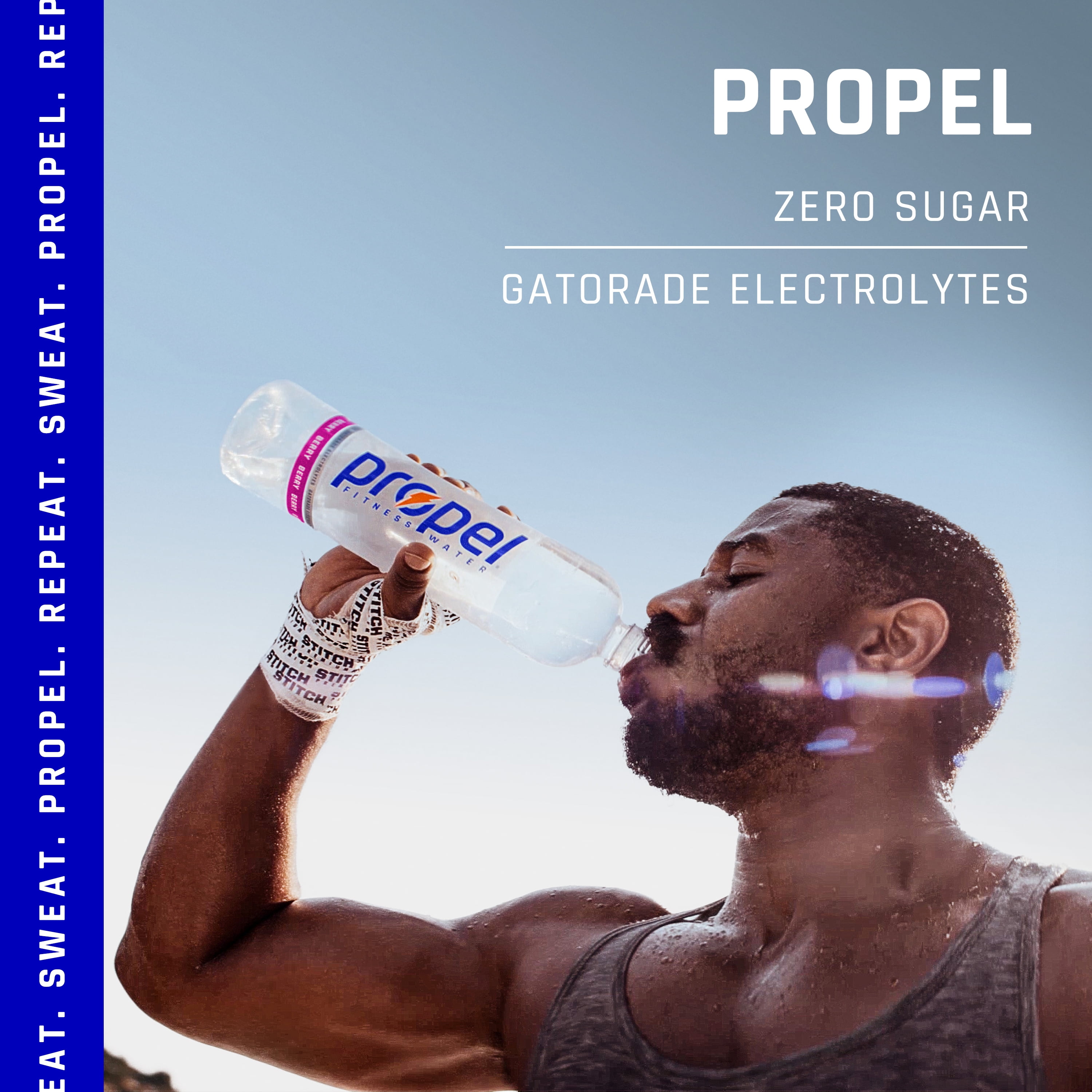 Propel Zero Grape Electrolyte Fitness Water, 20 fl oz, Bottle