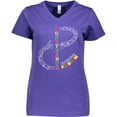 thumbnail image 3 of Inktastic Juneteenth-celebrating Freedom- Breaking Chains Women's V-Neck T-Shirt, 3 of 5