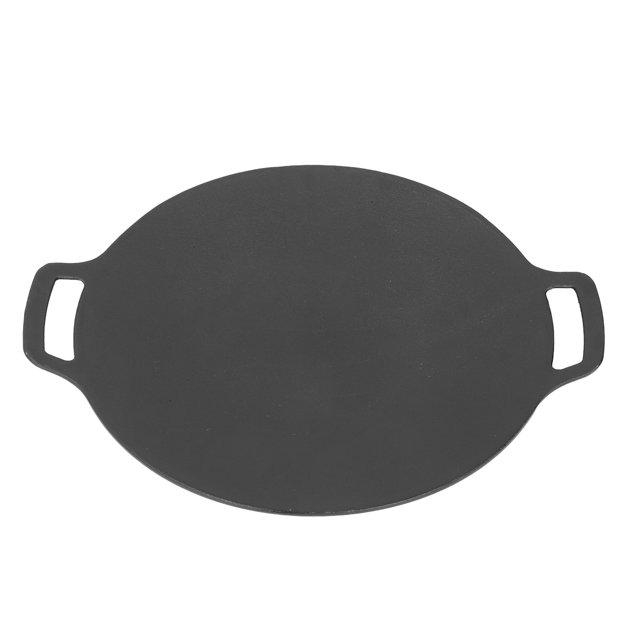 Placa Redonda para Barbacoa, Placa Redonda para Barbacoa de 36 cm Placa para Barbacoa de Hierro Fundido Placa para Barbacoa Altamente versátil